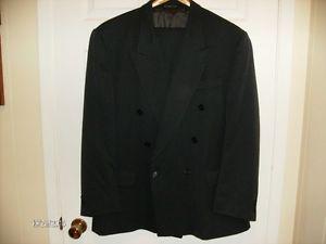 Man's Double Breasted Suit Sz 46 Reg