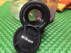 Mint Nikon 50mm 1.4D