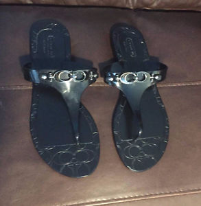 New Authentic Coach Flip Flops