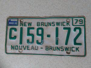  New Brunswick License Plate for Sale