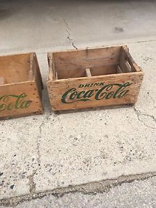 Original Coca Cola Wood Cases