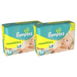 Pampers Swaddlers Newborn Diapers (9 packages - unopened)