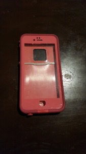 Pink lifeproof iphone 6/6s