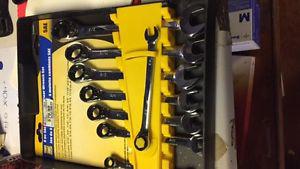 Powerfist 8 pc SAE wrench set