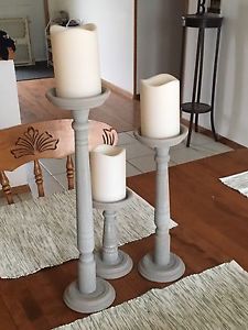 Rustic Candle holders