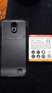 Samsung Galaxy s4 extended life battery and back plate