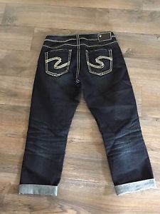 Silver capris suki jeans size 29