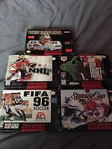 Snes sports games complete