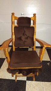 Solid Maple Platform Rocking Chair