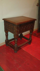 Solid Oak Table/Chest