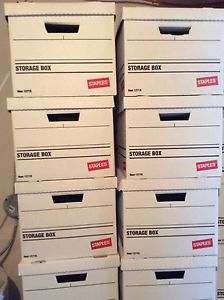 Storage or filing boxes ($1 each) (29)
