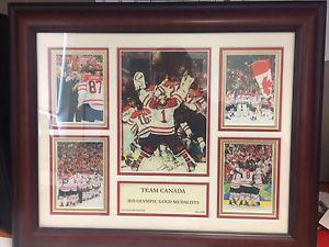 Team Canada  Olympic gold collectors picture