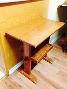 Vintage Hand Crafted 2 Tier Table
