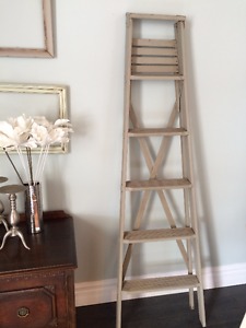 Vintage Wooden Ladder - 6 feet tall - Located in Woodstock
