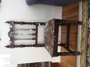 Vintage hardwood chair