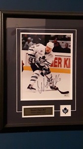 Wendel Clark autographed Toronto Maple Leafs photo