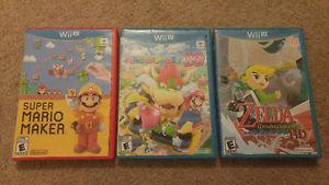 Wii u games for sale or trade