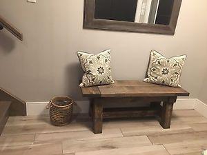 Wood Bench, Entry Bench, Table Bench