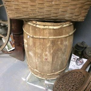 early wooden barrel