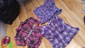 m plaid shirts