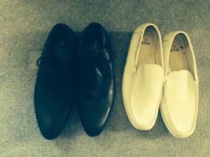 men shoes black and white both for $25 or one for $15