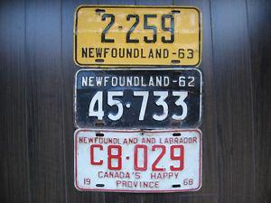 vintage NL. plates