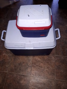 2 Rubbermaid Coolers