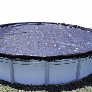 24 ft Round Above Ground Pool Leaf Cover