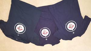 3 Winnipeg Jets T-shirts