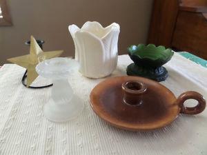 5 Candle Holders $7.00 for ALL!