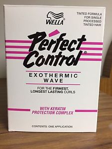 5 Wella perfect control perms