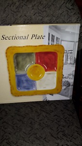 5 sectional serving plate