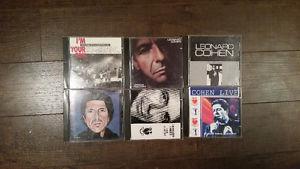6 Leonard Cohen CDs