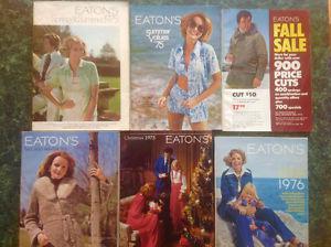 6 issues of  Eaton's Catalogue