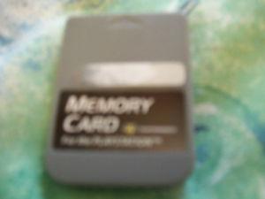 (ATTENTION!) PS1 1 MEGA BITE MEMORY CARD FOR SALE,GOOD SHAPE