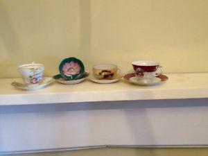 Antique China Cups & Saucers