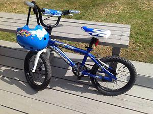 Bike 16" for kids with Bell helmet