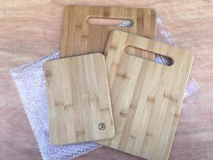 Brand New Bamboo Cutting Board Set
