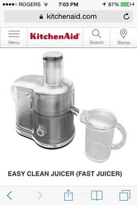 Brand new KitchenAid easy clean juicer