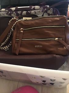 Brown Guess purse never used
