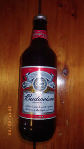 Budweiser Coin Collecting Bottle