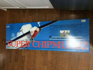 Carl Goldberg large scale Super Chipmunk RC balsa airplane