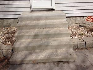 Cement steps