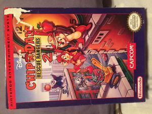 Chip n dale rescue rangers 2 BOX ONLY nes nintendo