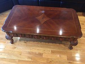 Coffee table, 2 end tables and sofa table