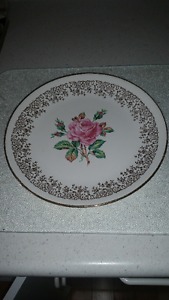 Cornish Rose China Plate