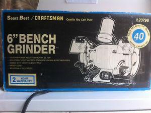 Craftsman 6" bench grinder