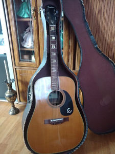  Epiphone 6 string guitar