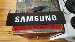 Fluorescent Samsung Display Sign