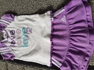 Girls 3T Adidas skirt and top